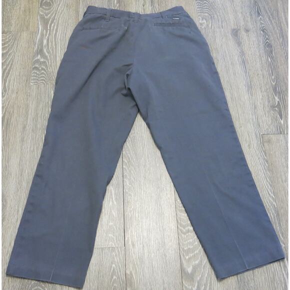 Cintas Work Uniform Pants Comfort Flex Size 33x28 Men Gray Mechanic Pockets - Picture 2 of 10